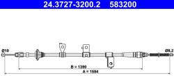 ATE Cablu, frana de parcare ATE 24.3727-3200.2 (24.3727-3200.2)