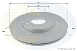 COMLINE Disc frana COMLINE ADC1451V (ADC1451V)