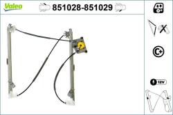 VALEO Mecanism actionare geam VALEO 851029 (851029)