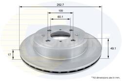 COMLINE Disc frana COMLINE ADC0920V (ADC0920V)