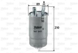 VALEO filtru combustibil VALEO 587543 (587543) - automobilus