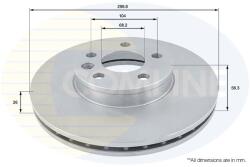 COMLINE Disc frana COMLINE ADC1430V (ADC1430V)