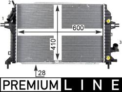 MAHLE Radiator, racire motor MAHLE BEHR *** PREMIUM LINE *** CR 1857 000P (CR 1857 000P)