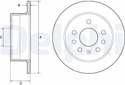 DELPHI Disc frana DELPHI BG2879 (BG2879)