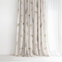 Goldea draperie decorativă luca - ciuperci cu ferigă 240x150 cm