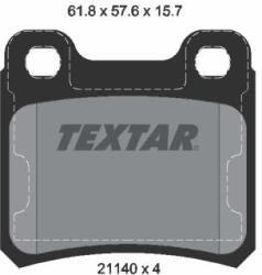 TEXTAR set placute frana, frana disc TEXTAR Q+ 2114001 (2114001)