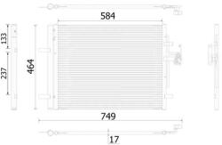 MAHLE Condensator, climatizare MAHLE BEHR AC 934 000S (AC 934 000S)