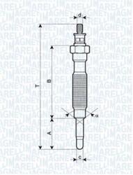Magneti Marelli Bujie incandescenta MAGNETI MARELLI 062900072304 (062900072304)