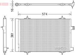 DENSO Condensator, climatizare DENSO DCN21019 (DCN21019)