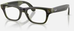 Ray-Ban Ray-Ban Meta Blayzer Optics Gen 2 AI Glasses Shiny Transparent Dark Olive/Demo (RW7001 8530 54)
