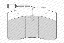 FERODO set placute frana, frana disc FERODO PREMIER FCV1614 (FCV1614)