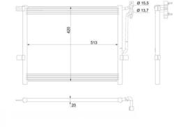 MAHLE Condensator, climatizare MAHLE BEHR AC 234 002S (AC 234 002S)