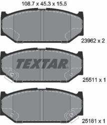 TEXTAR set placute frana, frana disc TEXTAR 2396201 (2396201)