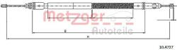 Metzger Autoteile Cablu, frana de parcare METZGER AUTOTEILE 10.4737 (10.4737)