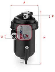 SOFIMA filtru combustibil SOFIMA S 5143 GC (S 5143 GC) - automobilus
