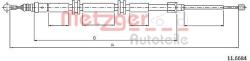 Metzger Autoteile Cablu, frana de parcare METZGER AUTOTEILE 11.6684 (11.6684)