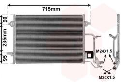 VAN WEZEL Condensator, climatizare VAN WEZEL 03005140 (03005140)