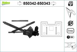 VALEO Mecanism actionare geam VALEO 850342 (850342)