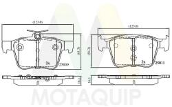 MOTAQUIP set placute frana, frana disc MOTAQUIP LVXL1781 (LVXL1781)