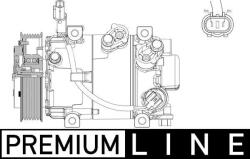 MAHLE Compresor, climatizare MAHLE BEHR *** PREMIUM LINE *** ACP 632 000P (ACP 632 000P)