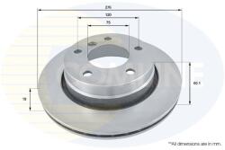 COMLINE Disc frana COMLINE ADC1704V (ADC1704V)