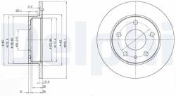 DELPHI Disc frana DELPHI BG2914 (BG2914)