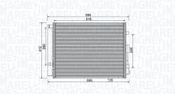 Magneti Marelli Condensator, climatizare MAGNETI MARELLI 350203984000 (350203984000)