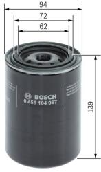 Bosch Filtru ulei BOSCH 0 451 104 067 (0 451 104 067)