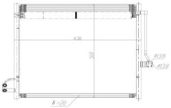 MTR Condensator, climatizare MTR 13054833 (13054833)