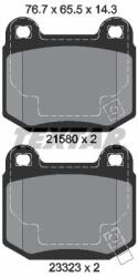TEXTAR set placute frana, frana disc TEXTAR Q+ 2158001 (2158001)