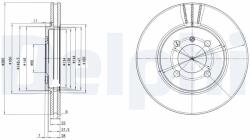 DELPHI Disc frana DELPHI BG2347 (BG2347)