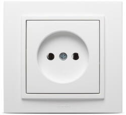 Elbi Priza fara contact de protectie 16A alb mat Zena (EL0072972)