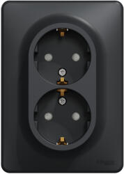 Schneider Electric Priza dubla Schuko 16A antracit Noua Sedna (EL0077569)