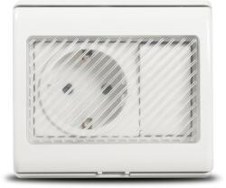 Total Green Modul priza cu capac si intrerupator aplicat ip55 (EL0014155)