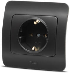 Elbi Priza Schuko 16A negru mat Jazz (EL0072909)