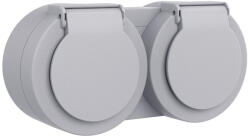 OVIVO Priza Schuko cu capac aplicata 16A IP54 gri (EL0083964)