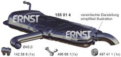 ERNST Toba esapament finala ERNST 155014 (155014)