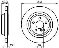 Bosch Disc frana BOSCH 0 986 478 966 (0 986 478 966)