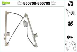 VALEO Mecanism actionare geam VALEO 850709 (850709)