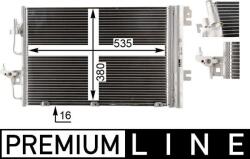 MAHLE Condensator, climatizare MAHLE BEHR *** PREMIUM LINE *** AC 377 000P (AC 377 000P)