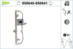 VALEO Mecanism actionare geam VALEO 850641 (850641)