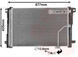 VAN WEZEL Condensator, climatizare VAN WEZEL 30005450 (30005450)