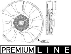 MAHLE Ventilator, radiator MAHLE CFF 516 000P (CFF 516 000P) - automobilus