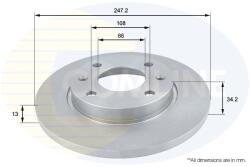 COMLINE Disc frana COMLINE ADC1508 (ADC1508)