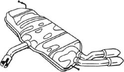 BOSAL Toba esapament finala BOSAL 105-905 (105-905)