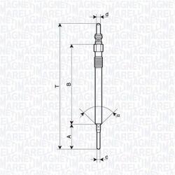 Magneti Marelli Bujie incandescenta MAGNETI MARELLI 062900141304 (062900141304)