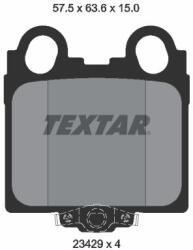 TEXTAR set placute frana, frana disc TEXTAR 2342901 (2342901)