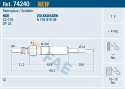 FAE Bujie incandescenta FAE 74240 (74240)