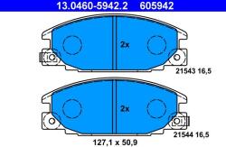 ATE set placute frana, frana disc ATE 13.0460-5942.2 (13.0460-5942.2)