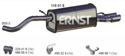 ERNST Toba esapament finala ERNST 115018 (115018)